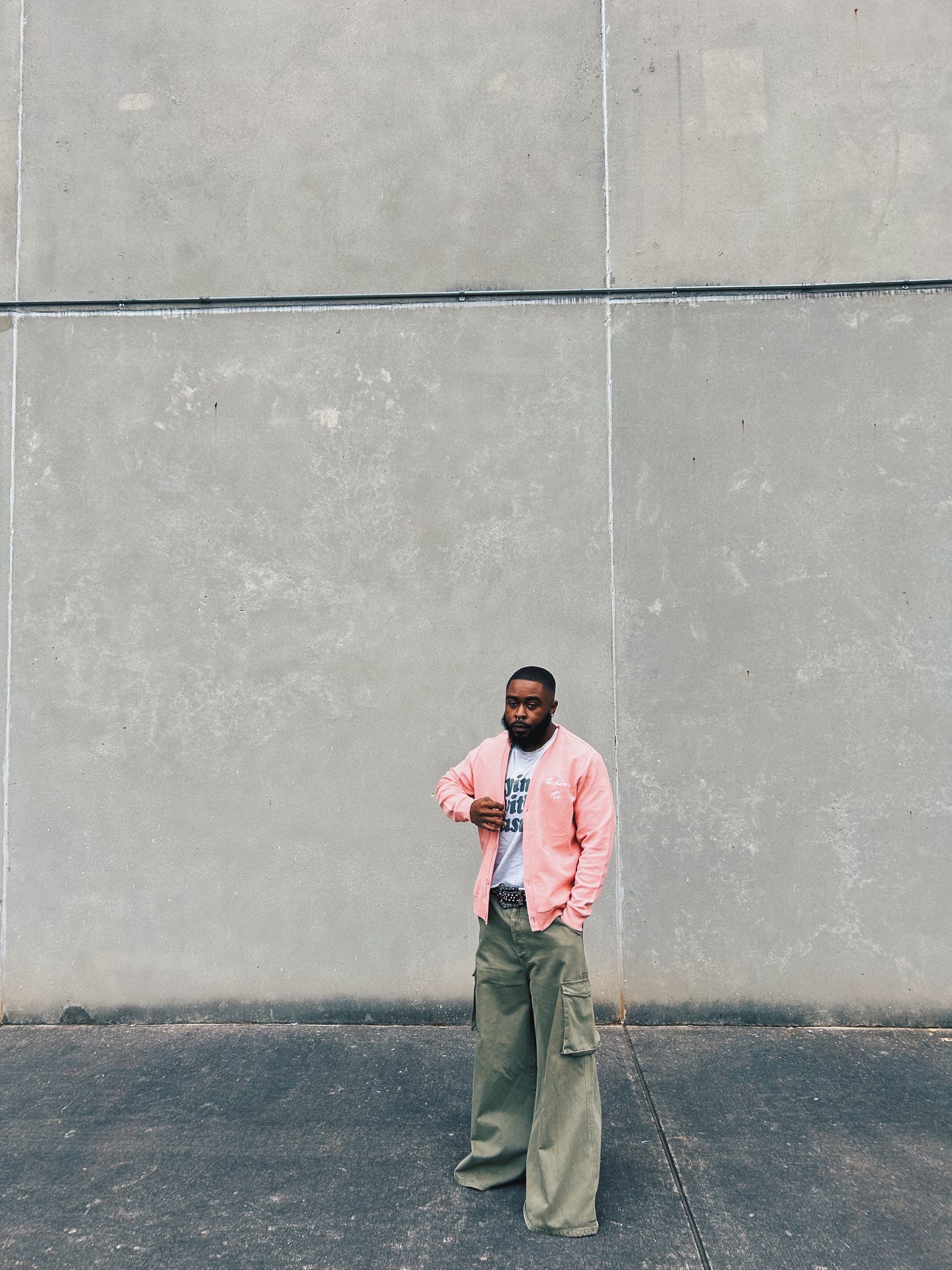 Pink Woolly Cardigan
