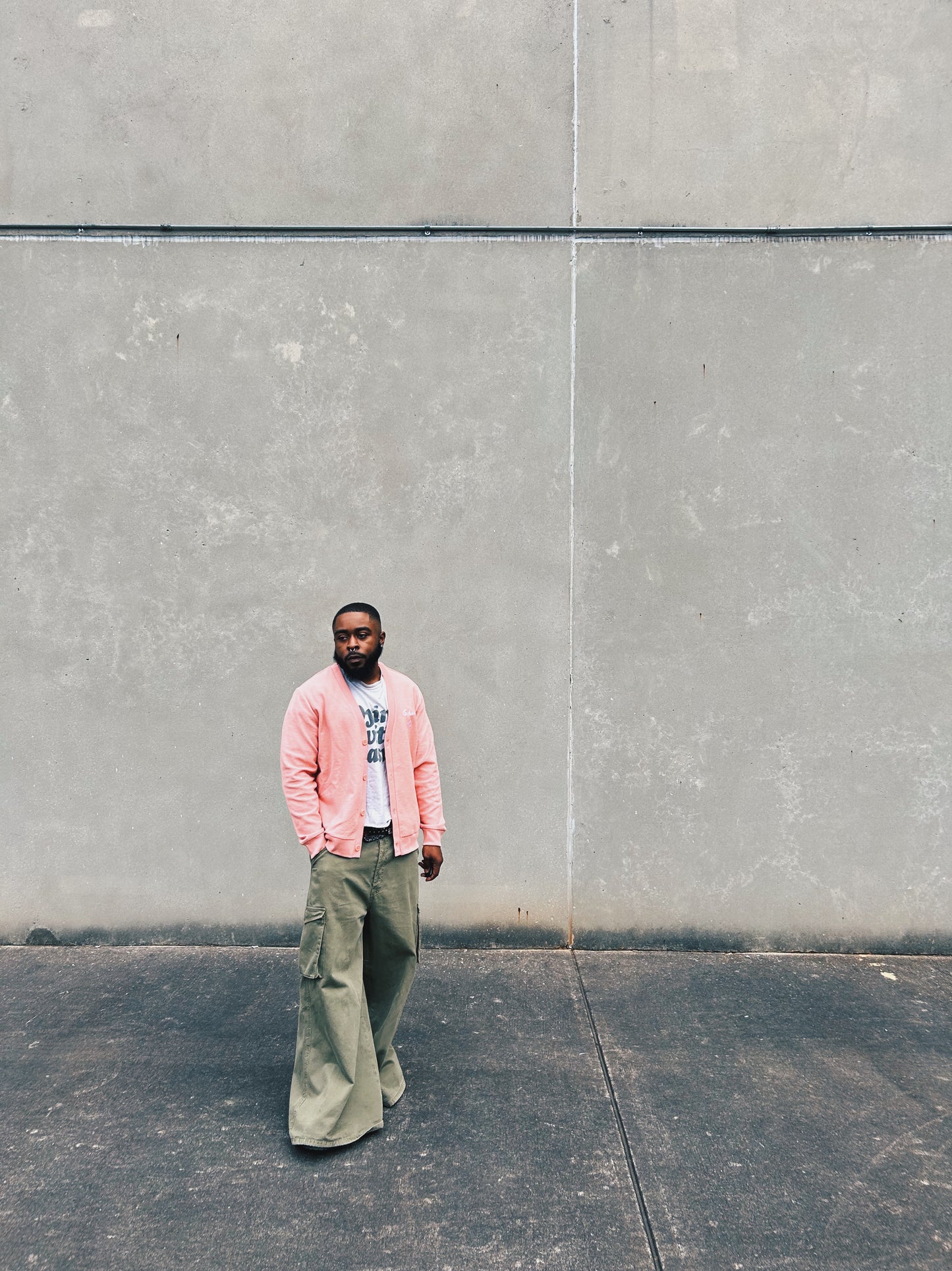 Pink Woolly Cardigan