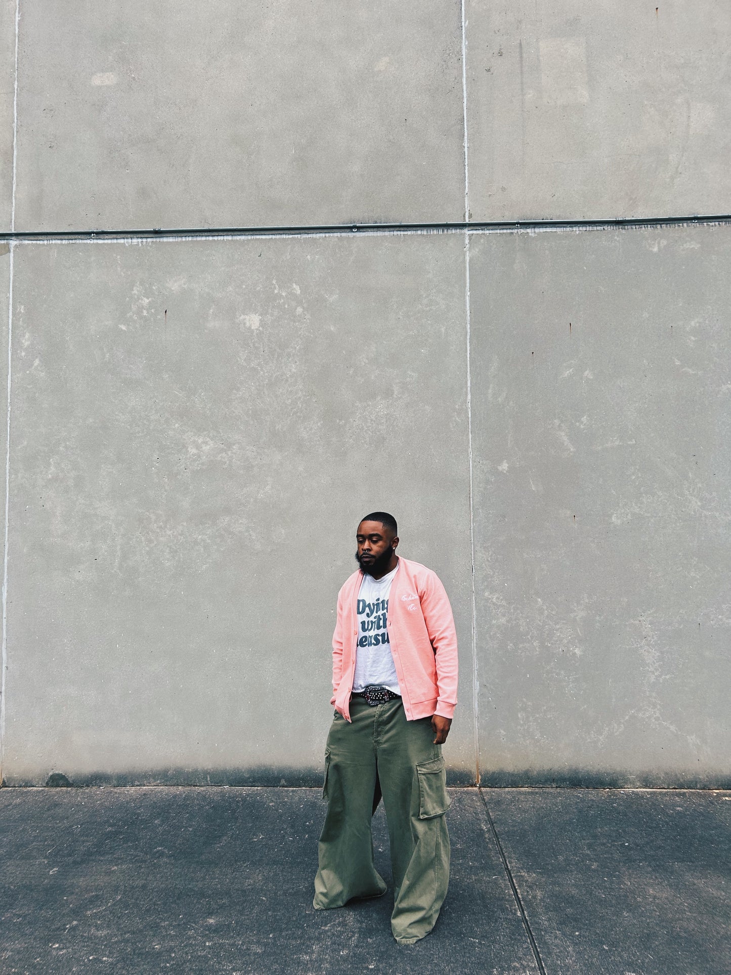 Pink Woolly Cardigan