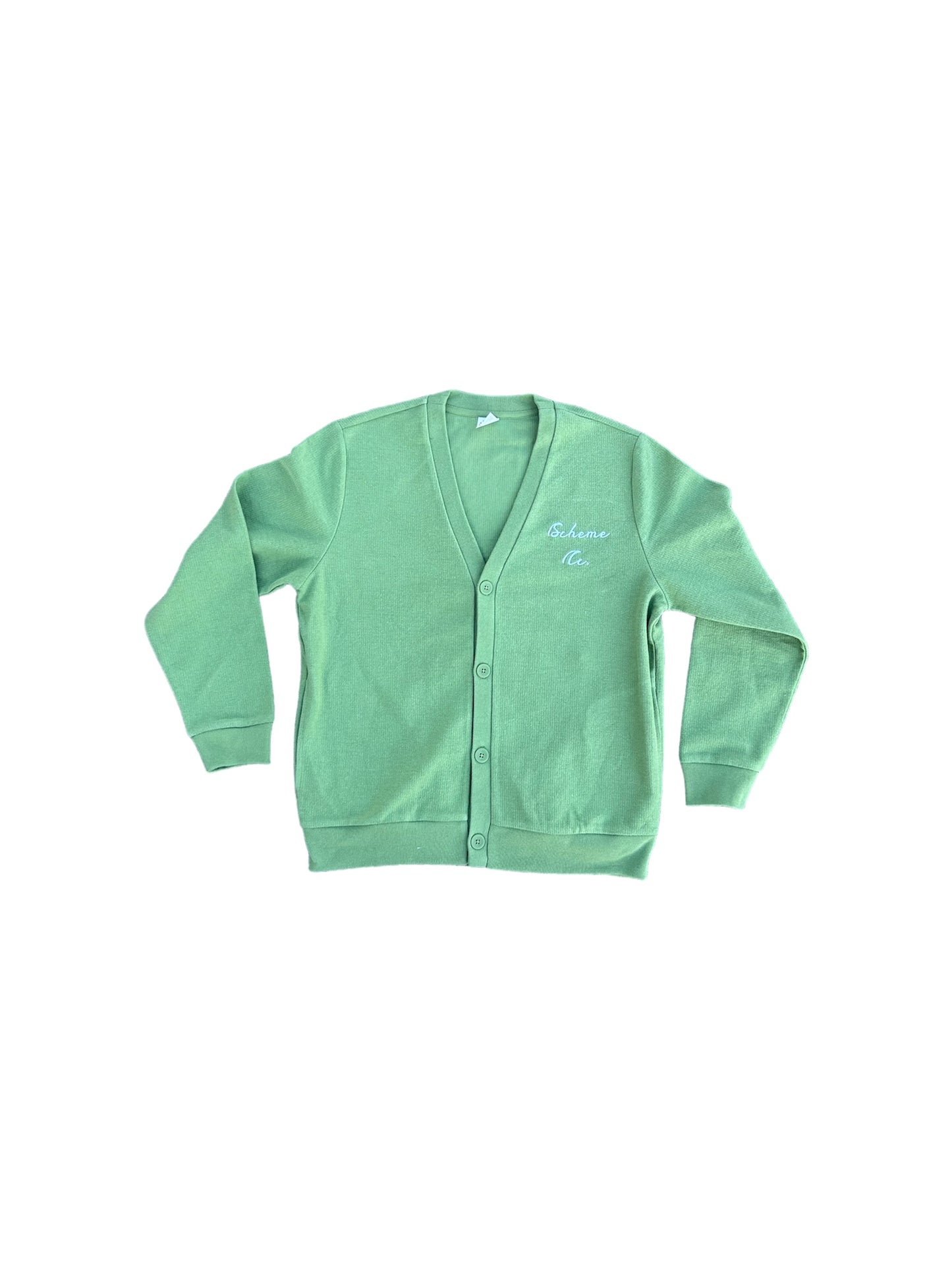 Green Woolly Cardigan