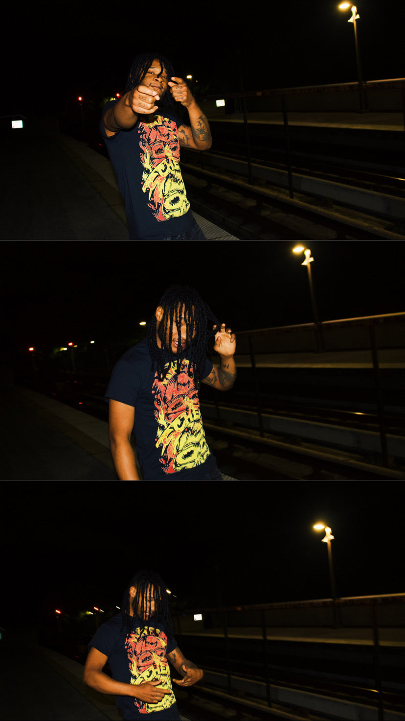 Twin Skulls Tee