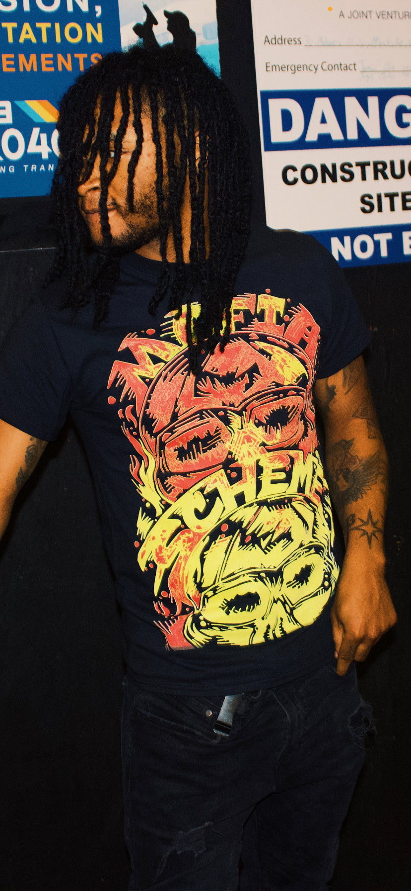 Twin Skulls Tee
